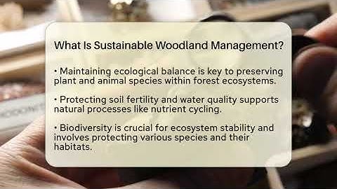 What Is Sustainable Woodland Management? - Earth Science Answers