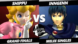 Kurobra 51 GRAND FINALS - inngenn (Marth) Vs. Shippu (Peach) Smash Melee - SSBM
