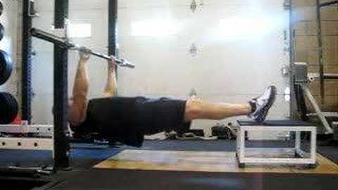 DeFrancosTraining.com - Inverted rows (feet elevated)