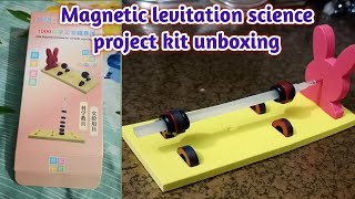 Magnetic levitation science project kit Unboxing | Science experiment kit unboxing