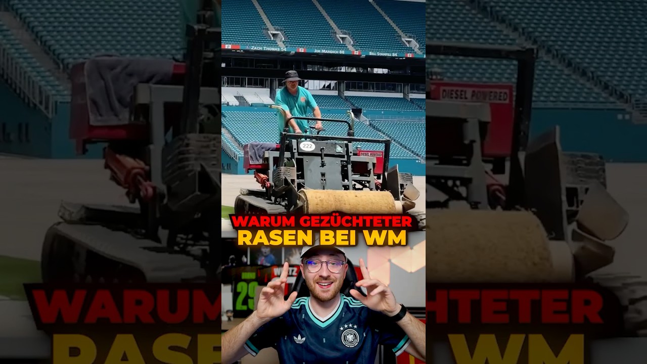 extra GEZÜCHTETER Rasen für die WM… 😭🏟️ #SummerOfGoals #wm2026