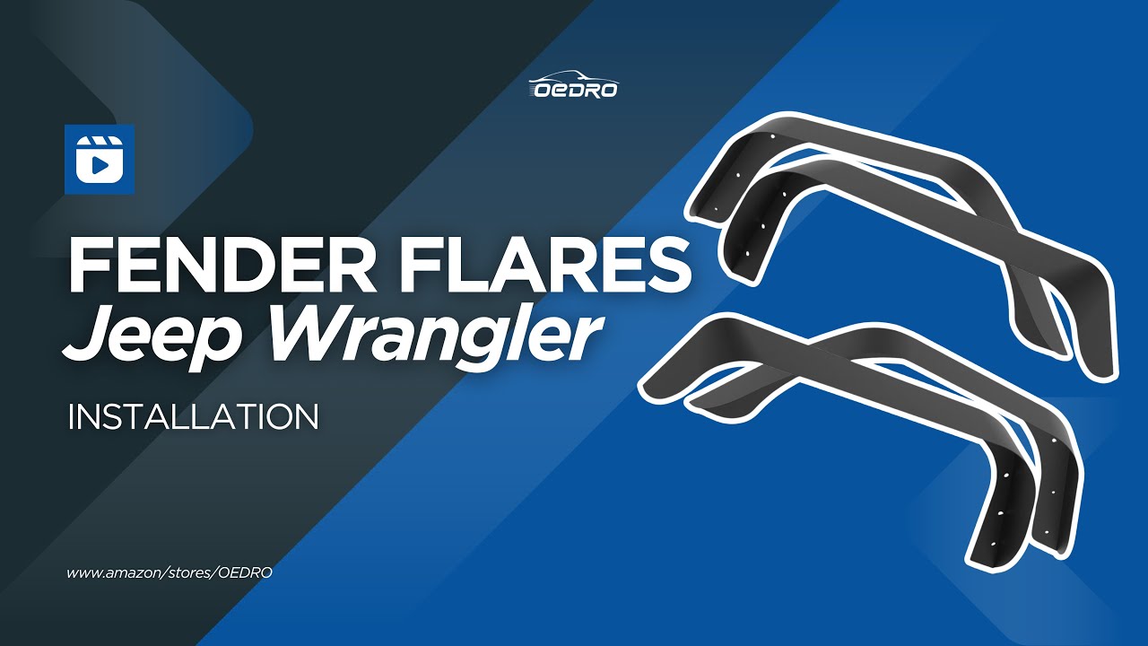 OEDRO Fender Flares for Jeep Wrangler TJ & LJ Installation YouTube