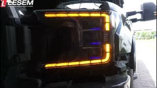 Stunning LESEM Full LED Performance Headlights for 2018-2020 Ford F-150 | Light Show Effect!