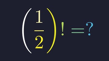 What is the Factorial of 1/2? (The Answer Involves Pi)