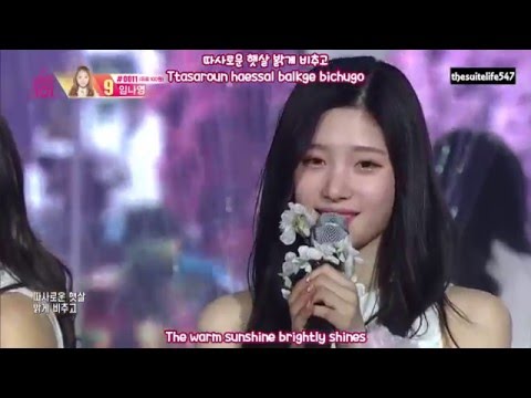 Produce 101 - When the Cherry Blossoms Fade [Produce 101] (16.04.01) {Hangul, Romanization, Eng Sub}