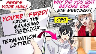I Got Fired by a Single Email… Then the CEO Realized I Was the Key Person! [RomCom Manga Dub]