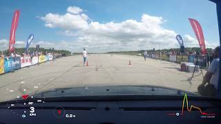 Saab 9-5 one mile top speed competition 2017 - Run 1 screenshot 5