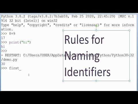 keyword and identifiers in python