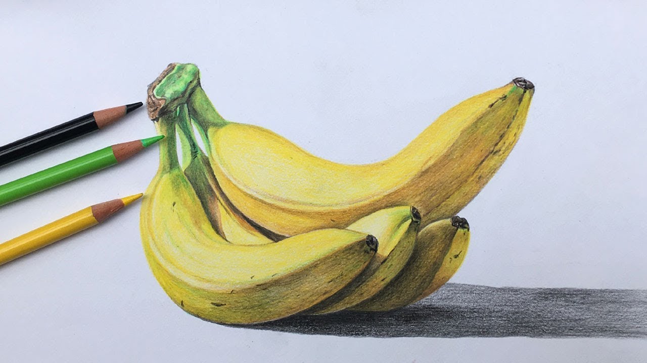 Bananas Fruits Watercolor Illustration Stickers Print Stock Illustration  2302410075 | Shutterstock