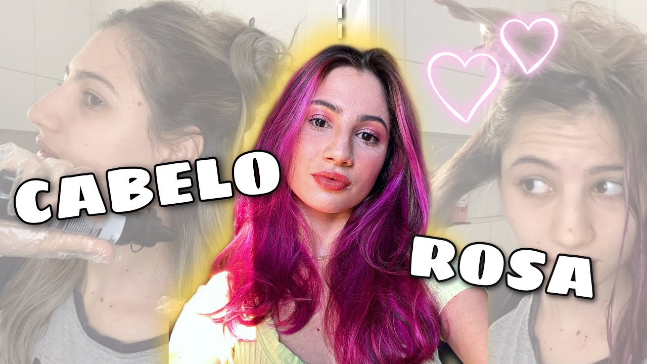REALIZEI O SONHO DO CABELO ROSA! 💕💝💗  