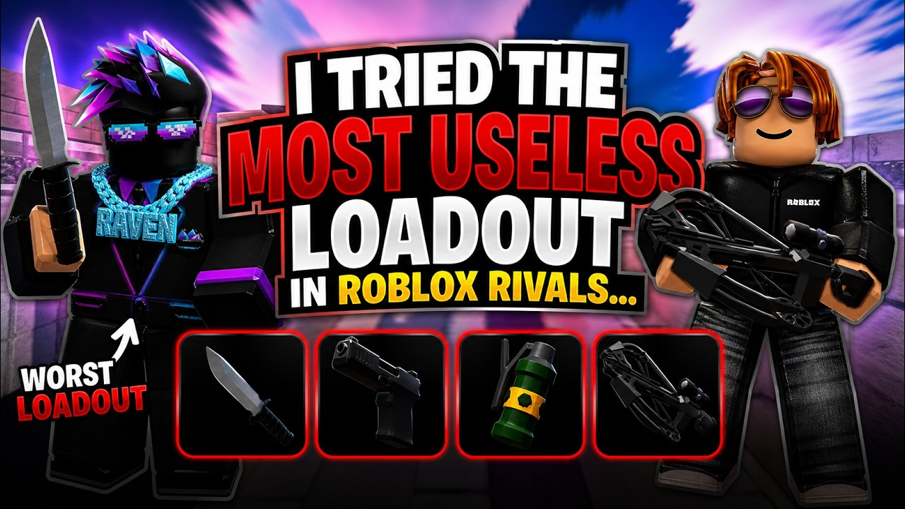 I Tried the MOST USELESS Loadout in Roblox Rivals... - YouTube