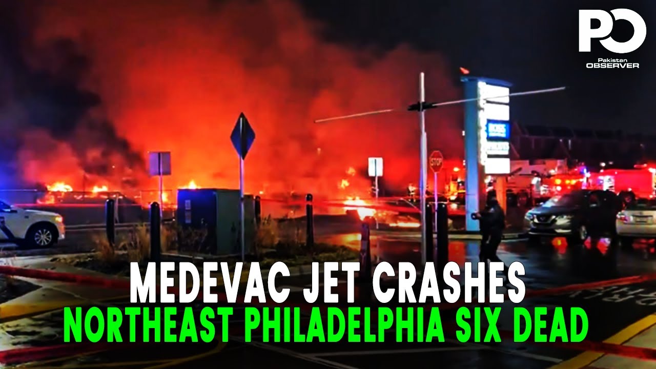 Tragic Medevac Jet Crash in Northeast Philadelphia: 6 Lives Lost ...