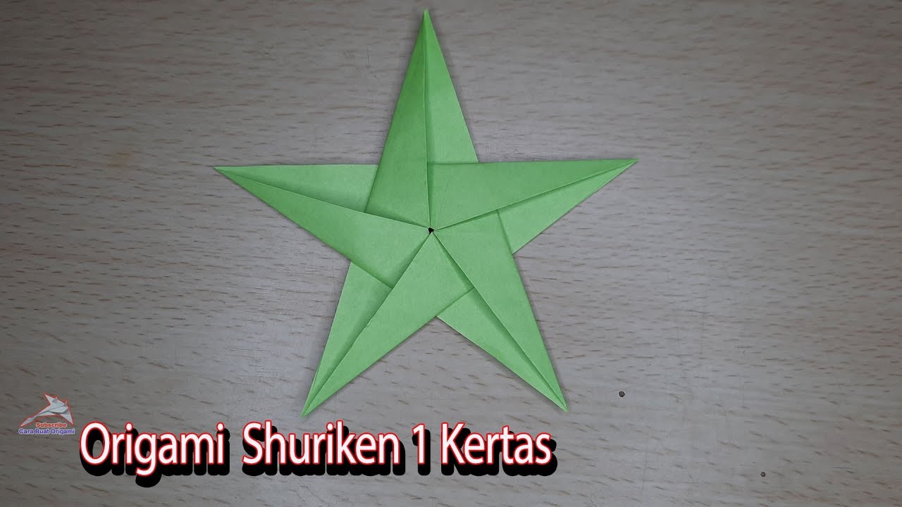 Origami Shuriken | How To Make Origami Shuriken 1 Paper - YouTube