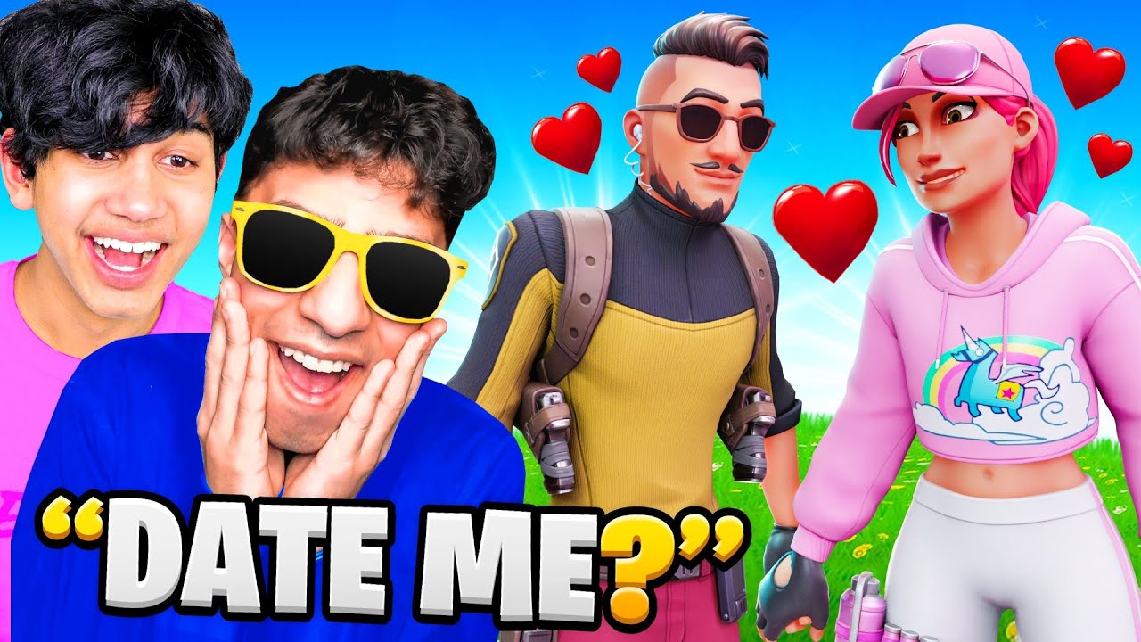 I helped TechSupportRavi find a GIRLFRIEND in Fortnite... (it worked ...