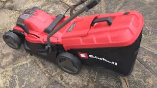Lightweight Portable Lawnmower  Einhell Power XChange 18/33 Battery Mower  Review