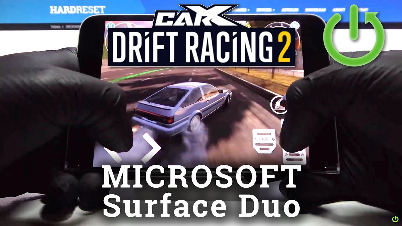 Microsoft Surface Duo - CarX Drift Racing 2 Game & Settings Review