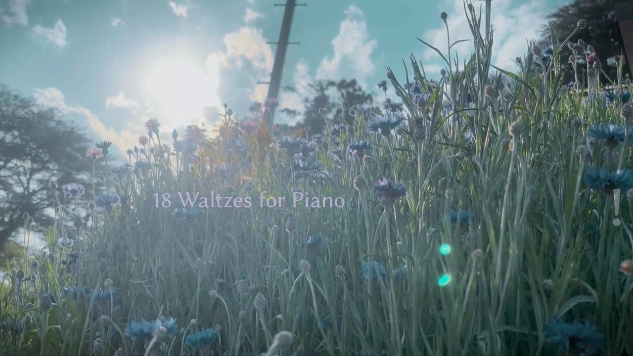 桜の見えるカフェ／ワルツ集 18 Waltzes for Piano- music by Shuhei
