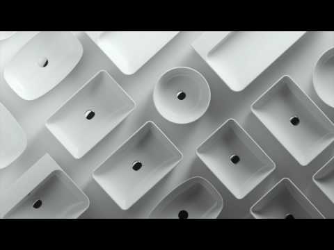 Напіввбудована овальна раковина 550x350x149 Catalano Sfera, видео 1