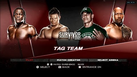 FULL MATCH - John Cena & The Rock vs. The Miz & R-Truth: Survivor Series 2011