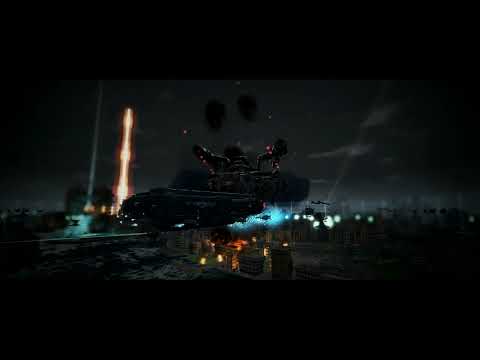 Command a Carrier Fleet Over Burning Cities | GRID COMMAND Gameplay