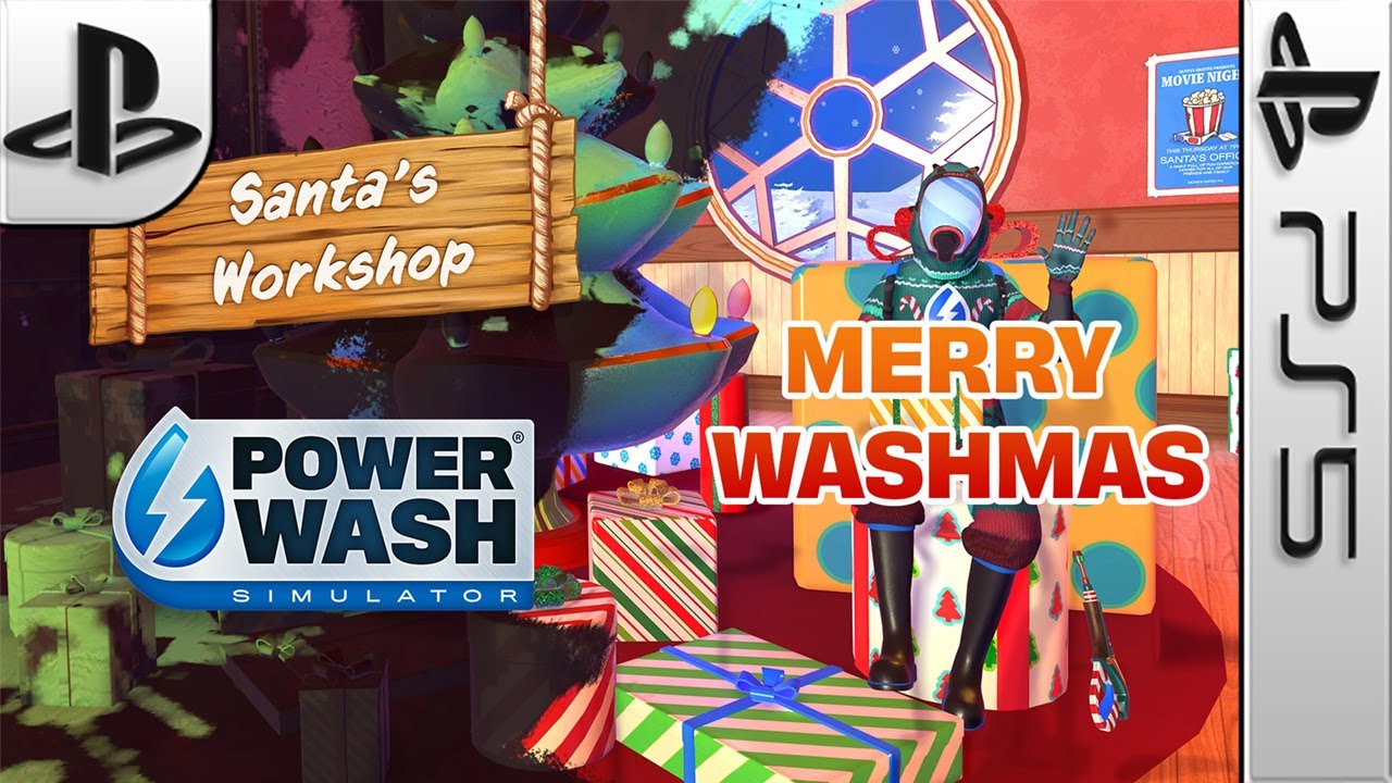 Longplay of PowerWash Simulator - Santa's Workshop: Winter 2023 (DLC)