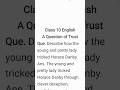 Describe how the young and pretty lady tricked Horace Danby. A Question of Trust Class 10