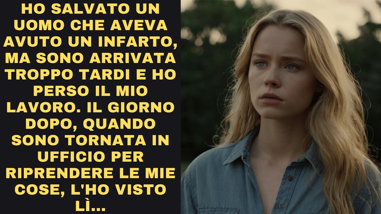 HO SALVATO UN UOMO CHE AVEVA AVUTO UN INFARTO, MA SONO ARRIVATA TROPPO ...