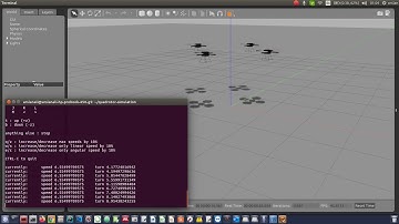hector quadrotor UAV group flying