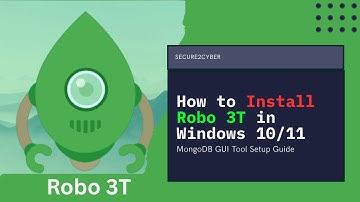 How to Install Robo 3T in Windows 10/11 | MongoDB GUI Tool Setup Guide