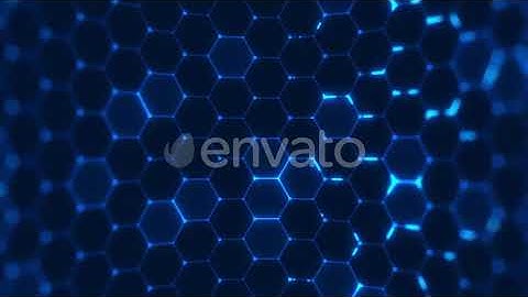Hex Pattern Electric Impulse 4K | Motion Graphics - Videohive template