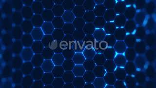 Hex Pattern Electric Impulse 4K | Motion Graphics - Videohive template