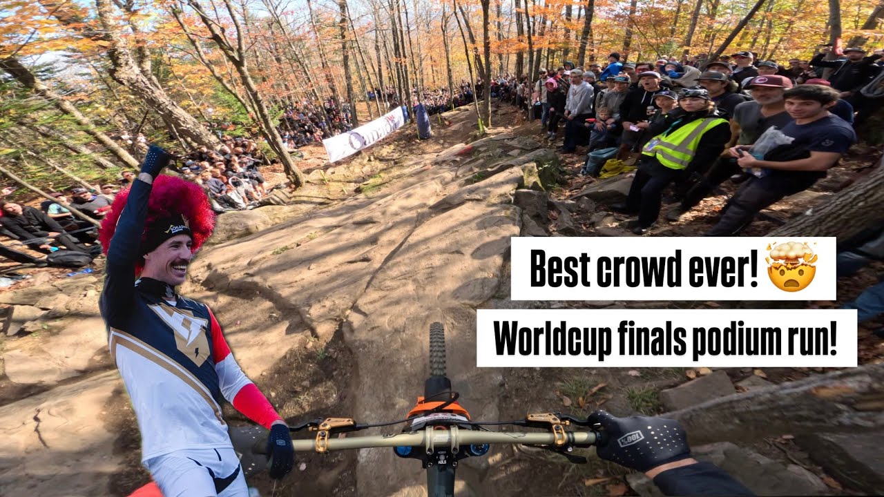 Downhill Mont Saint Anne 2025 / 3rd place run / Andi Kolb