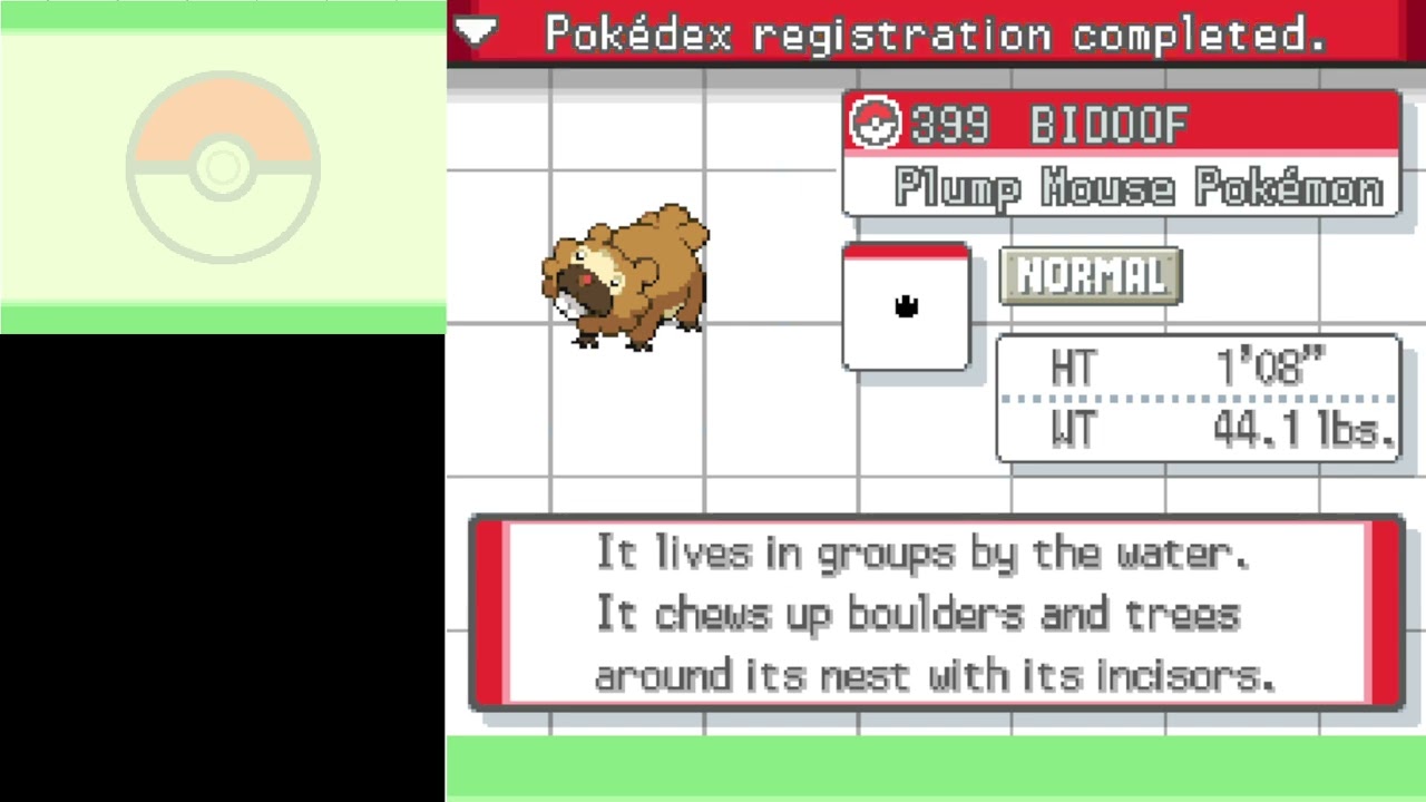 How to get Bidoof in Pokemon SoulSilver