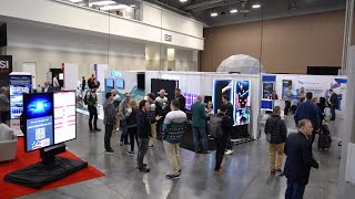 Digital Signage Experience 2024 Showroom Floor Time Lapse