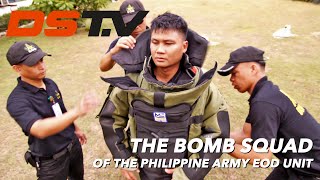 The Bomb Squad Of The Philippine Army Explosive Ordnance Disposal Unit In Action