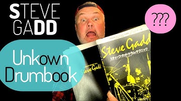 Lovely Vintage STEVE GADD Drumbook From Japan 1980 💙 Transcripts And Collector Item! 💙
