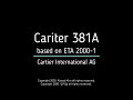 [1080p60] Cartier 381A(based on ETA 2000-1) dismantling and assembling