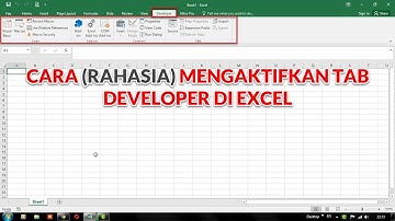 Tutorial MS Excel - Cara Mengaktifkan Tab Developer di Excel