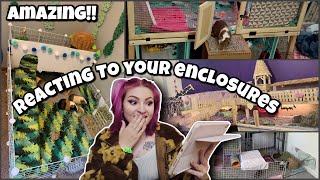 reacting to my subs AMAZING guinea pig cages by AlyssaNPets 20,670 views 1 year ago 15 minutes