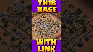 99% Only 1 STAR! TH18 BASES LINK  #clashofclans #coc #th18 #th18warbase #th18legendbase #th18cwlbase