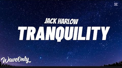 Jack Harlow - Tranquility (lyrics)