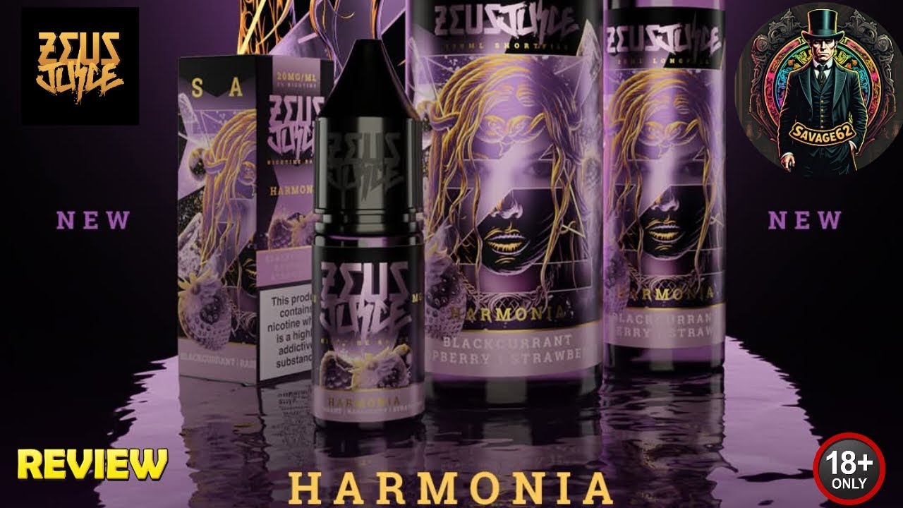ZEUS JUICE :- HARMONIA E-LIQUID REVIEW ⚡🔞 
