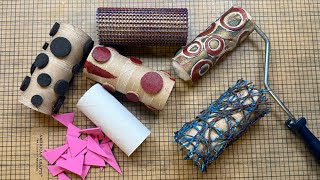 EP 2 CREATING COLLAGE PAPER PAINT ROLLER MARK MAKING #collagefodder
