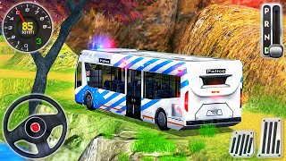 Offroad Police Bus Driving Simulator - Prisoner Transport Duty Drive - Android GamePlay screenshot 5