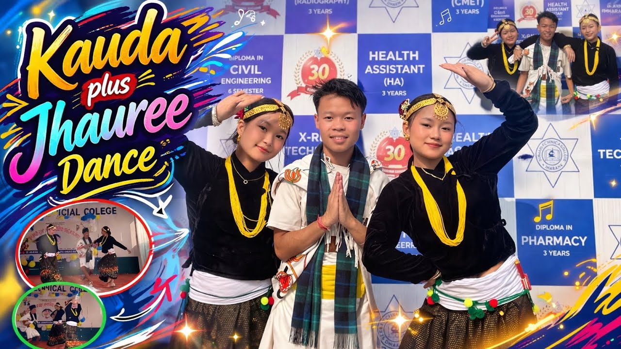 Kauda Kauda plus jhauree dance🩰|| best songs for cultural dance competition 🤗 ...