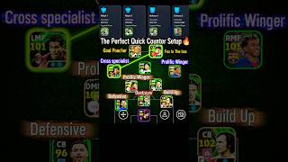 The Perfect Quick Counter Setup 🔥 | Ruben Amorim Tactics eFootball Mobile #shorts