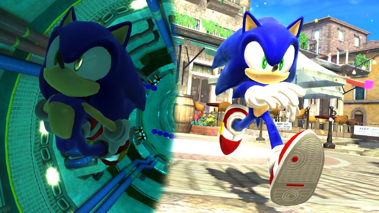 every sonic generations model