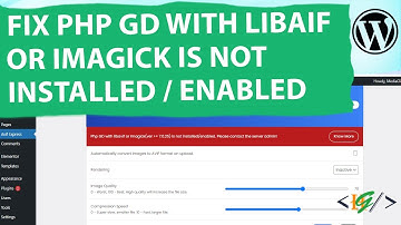 How to Fix Php GD with libavif or Imagick is not installed/enabled in website via cPanel | WordPress