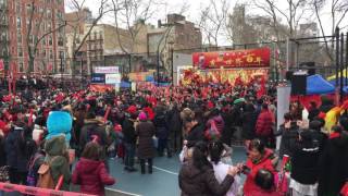Chinese National Anthem @ Sara Roosevelt Park Jan 28 2017