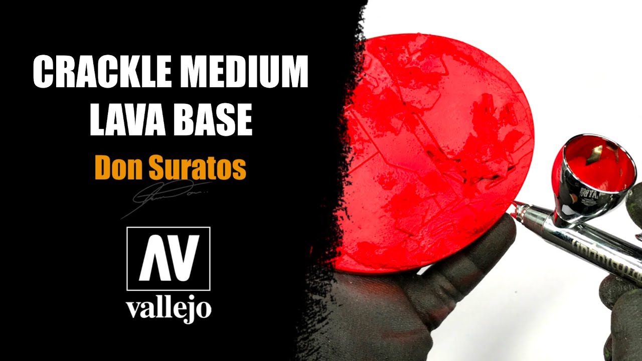 CRACKLE MEDIUM LAVA BASE 🌋 with DON SURATOS